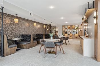 Complimentary coffee bar